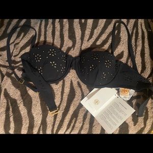 Tory Burch Broderie Underwire Bikini Top